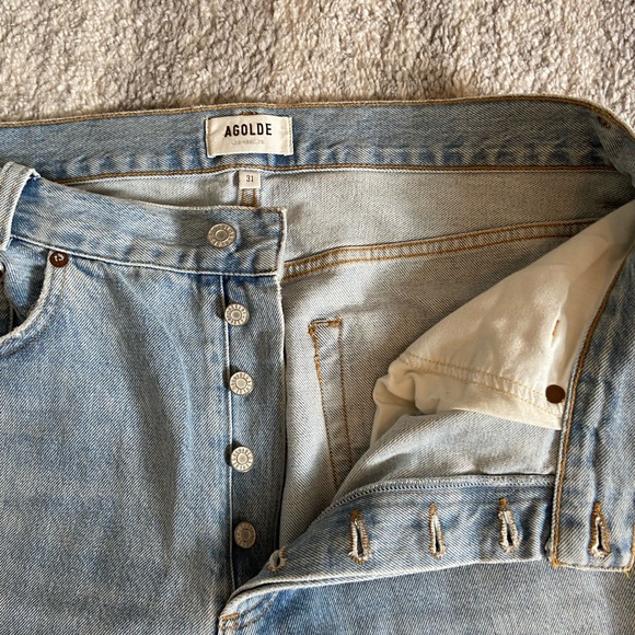 Agolde tapered high rise jeans - Picture 5 of 6